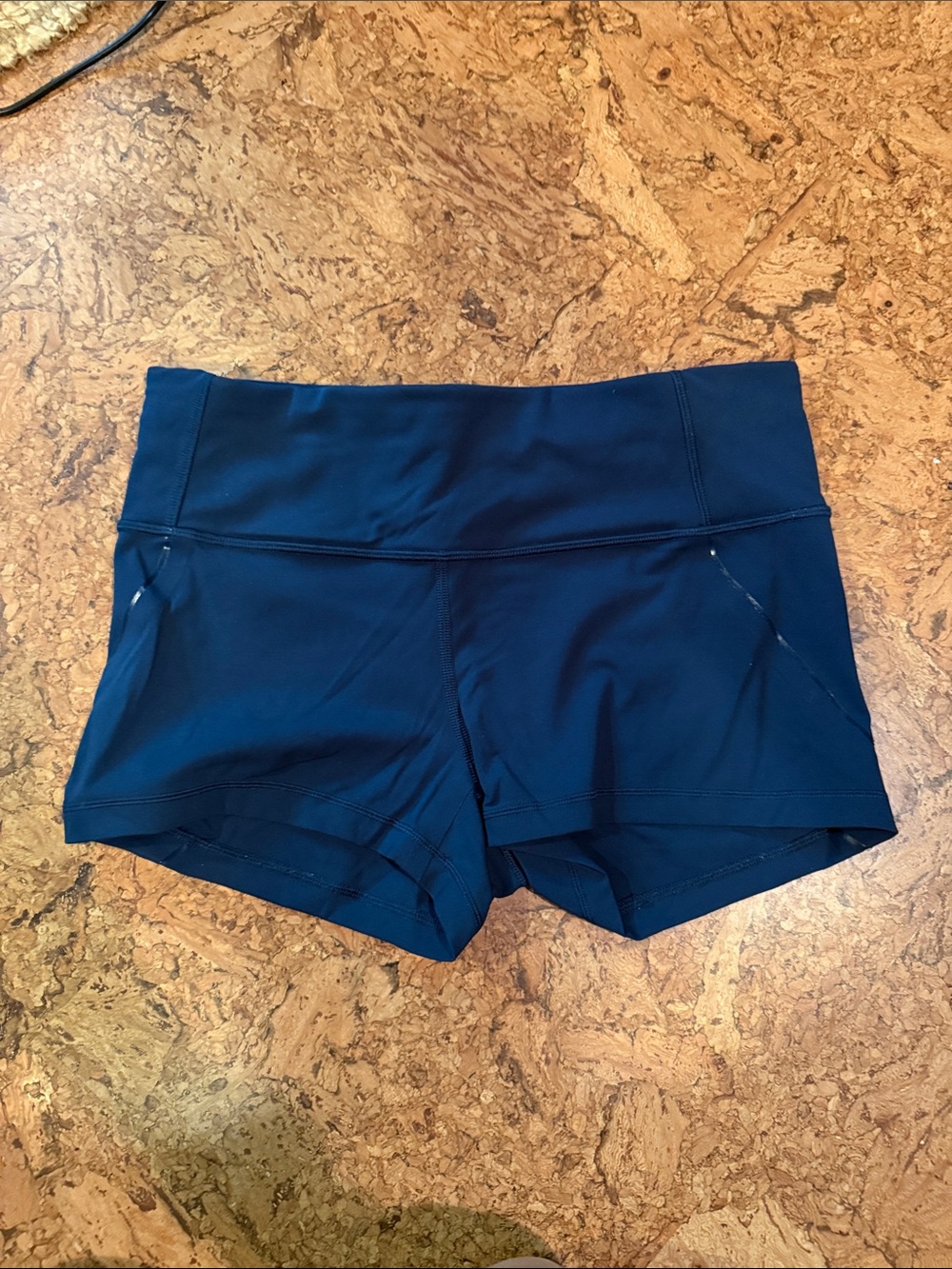 lululemon athletica Navy High-Rise Bike Shorts size 8